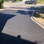 Asphalt Driveway with Interlocking Edge and Curb in Toronto