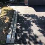 Asphalt Driveway with Interlocking Edge and Curb in Toronto