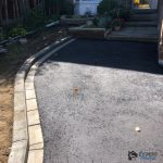 Asphalt Driveway with Interlocking Edge and Curb in Toronto