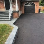 Asphalt Driveway with New Curbing in Toronto
